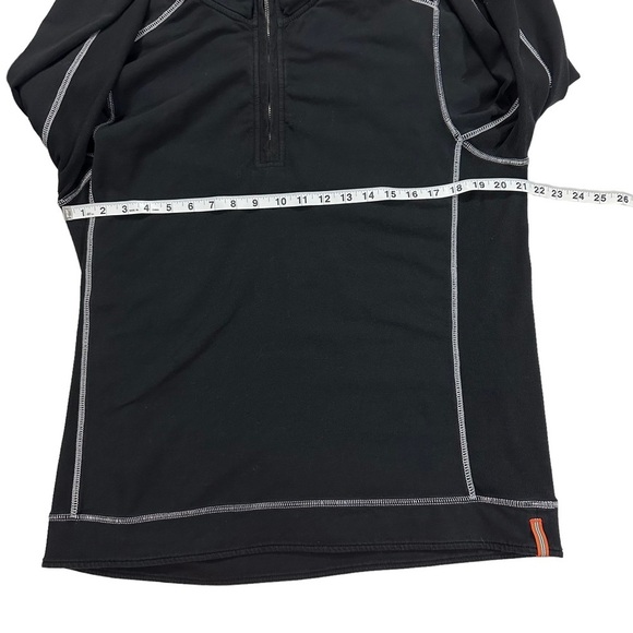 Tommy Bahama Jeans Men Black Inside Out 1/4 Zip Tech Jacket Sz M Jersey Knit - Picture 7 of 11